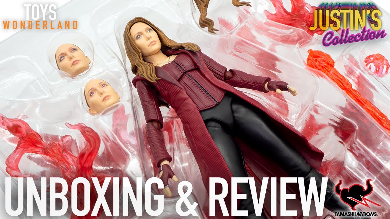 S.H.Figuarts Scarlet Witch Avengers Endgame Bandai Tamashii Nations Unboxing & Review