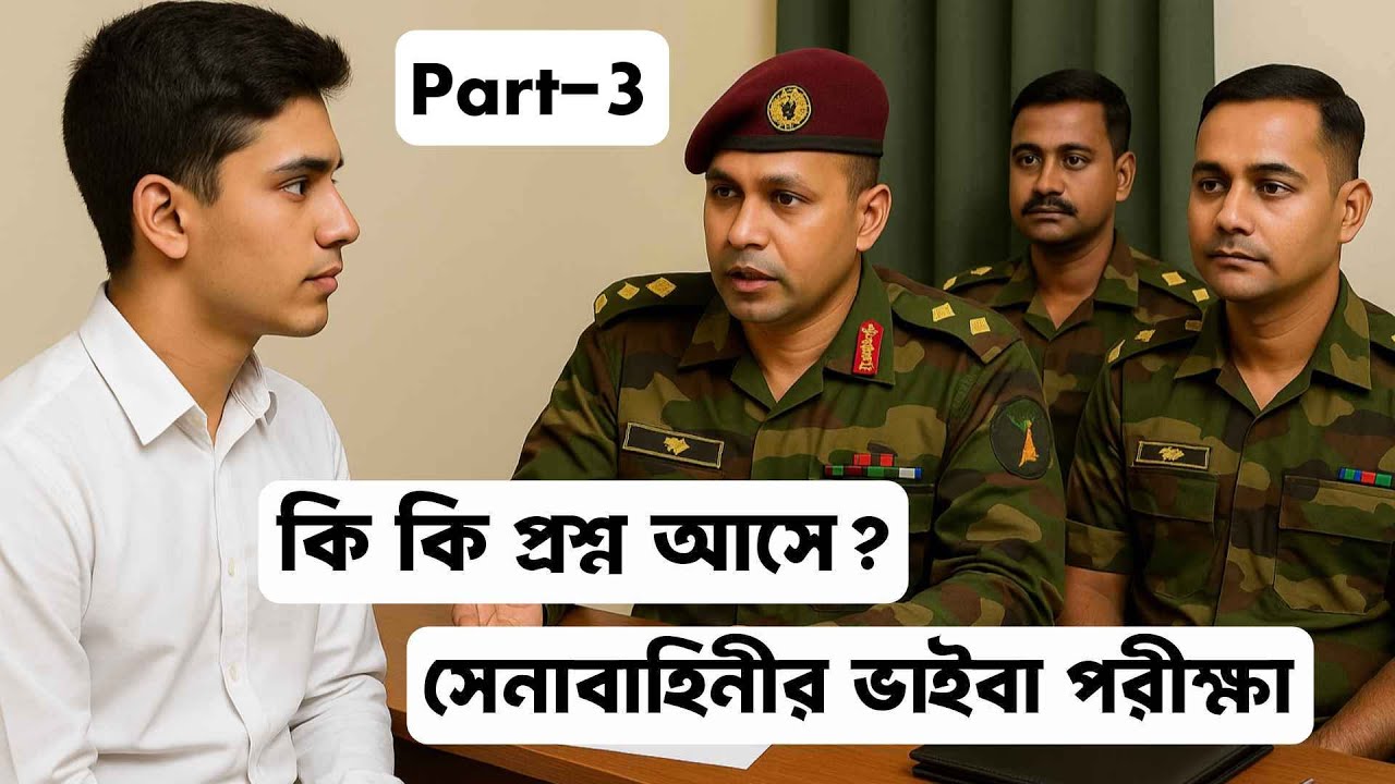 সেনাবাহিনীর ভাইভা পরীক্ষা কেমন হয়? সৈনিক পদে নির্বাচনের বাস্তব দৃশ্য | Army Viva Interview