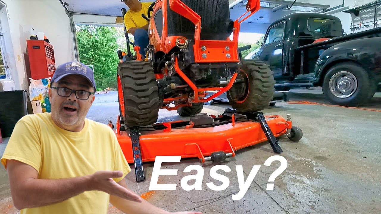 How to Install an Easy Over Mower Deck on a Kubota BX Tractor