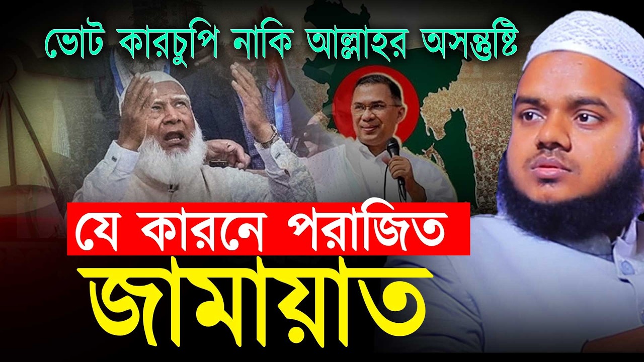 ভোট কারচুপি নাকি আল্লাহর অসন্তুষ্টি যে কারনে হেরেছে জা'মায়াত? আব্দুল্লাহ বিন আব্দুর রাযযাক