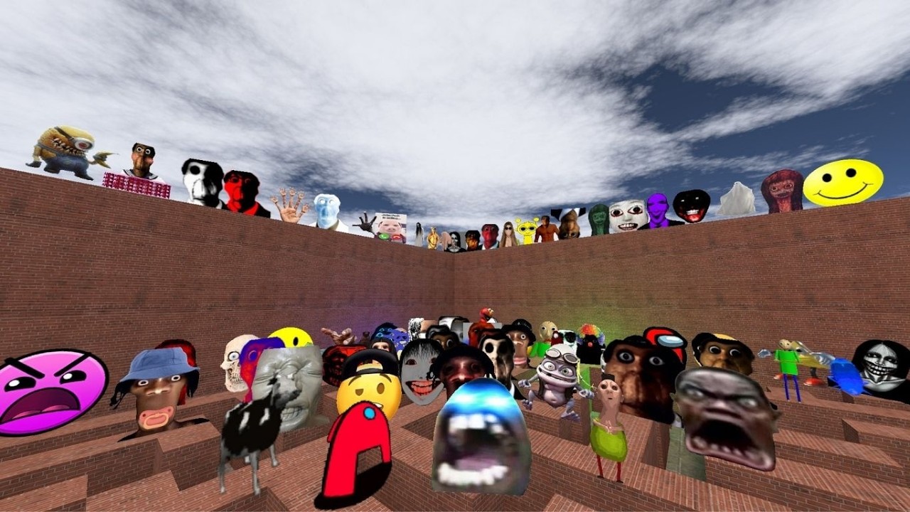 Unlimited Nextbots in Garry’s Mod FIRE IN THE HOLE  #Nextbot #Gmod #game #garrysmod 
