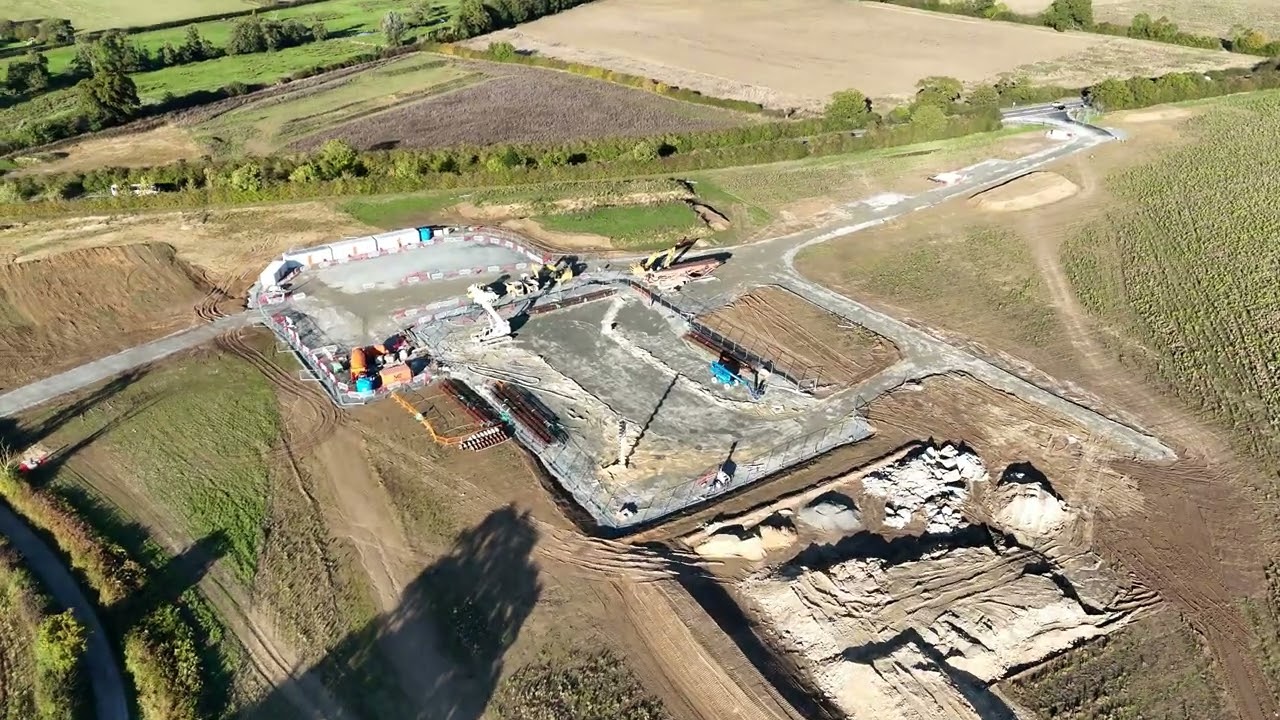 Annotated A47 dualling work - Easton to North Tuddenham 11 Oct 24