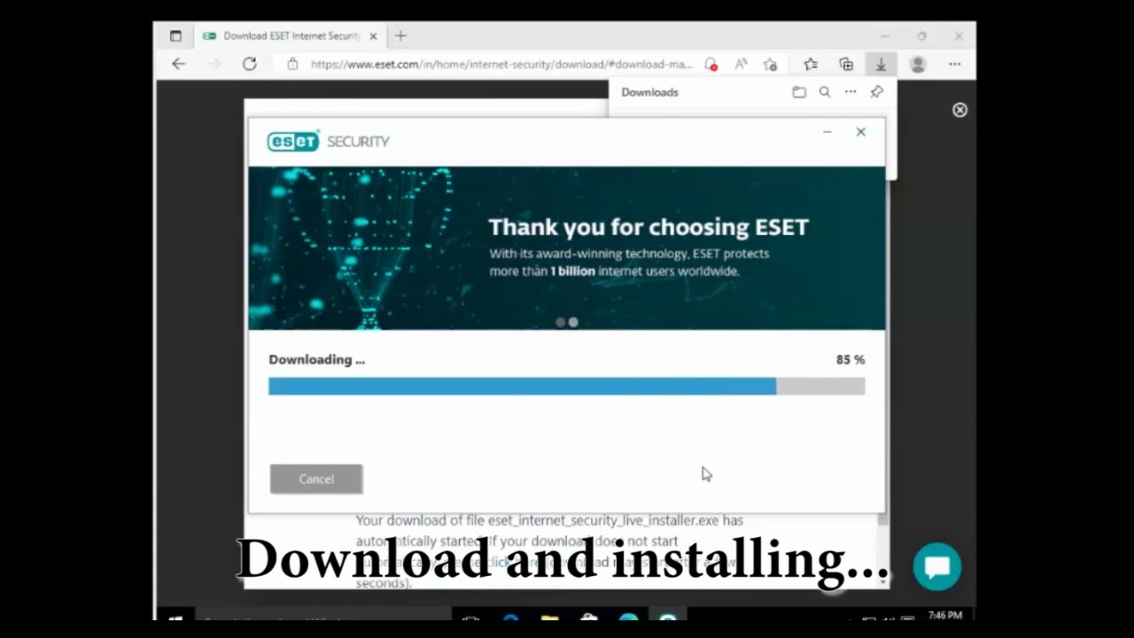Eset Internet Security/Antivirus Install tutorial