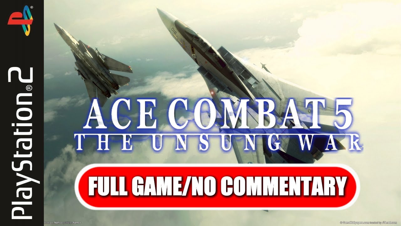 Ace Combat 5: The Unsung War (PS2) | Full Playthrough | No Commentary | Longplay