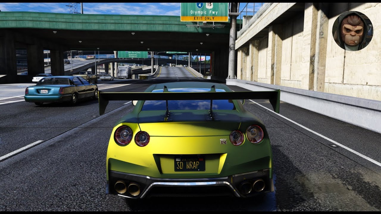 ► GTA 6 Graphics - Nissan GT-R R35 MY 2017 ✪ M.V.G.A. - Gameplay! Realistic Graphics MOD 60FPS