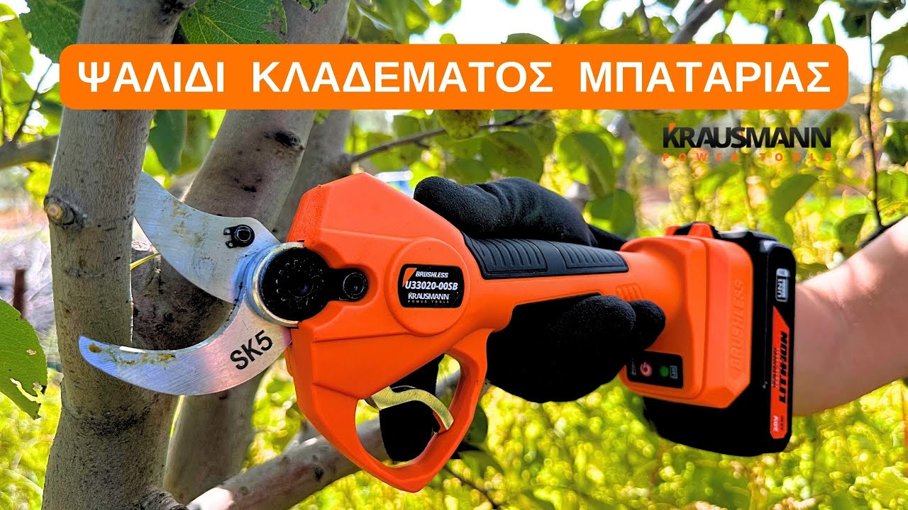 ΨΑΛΙΔΙ ΚΛΑΔΕΜΑΤΟΣ ΜΠΑΤΑΡΙΑΣ KRAUSMANN 20V