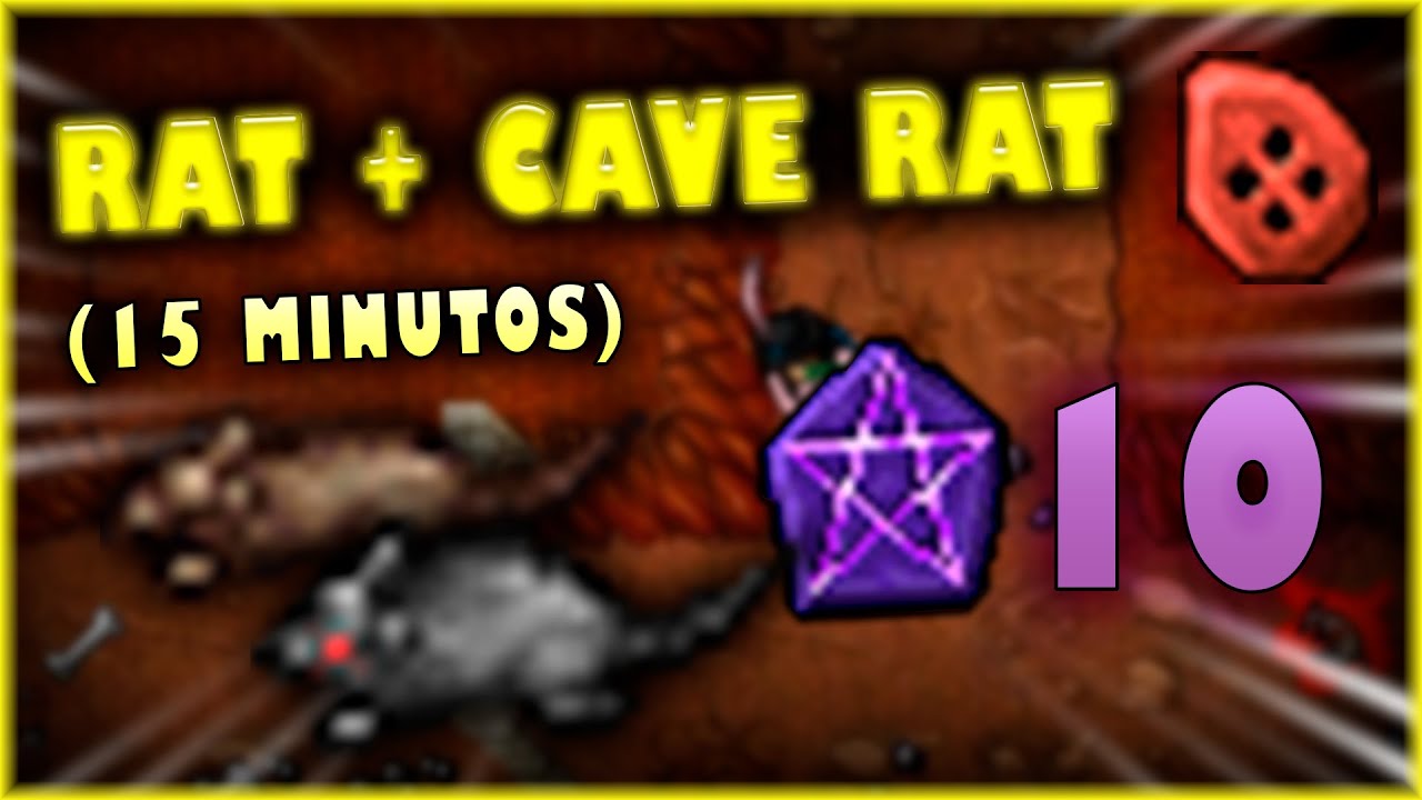 [BESTIARY] - RAT + CAVE RAT | 10 PONTOS DE CHARM (RAPID RESPAWN)