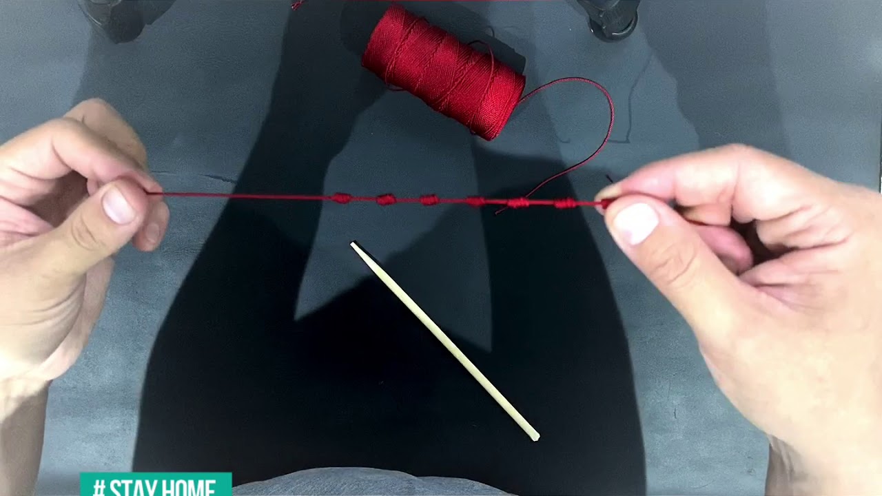 Cómo hacer la pulsera 7 Nudos de protección