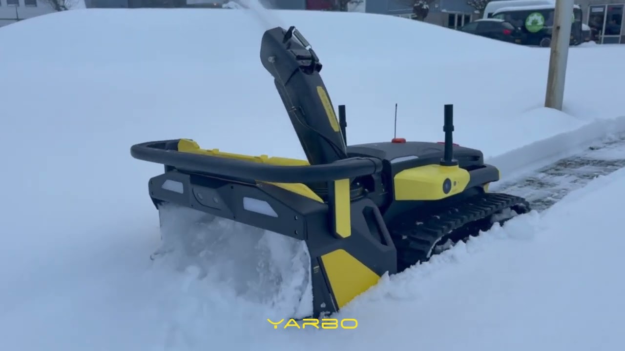 Компания Yarbo покоряет первые снега в Нидерландах в 2026 году – зима стала проще!