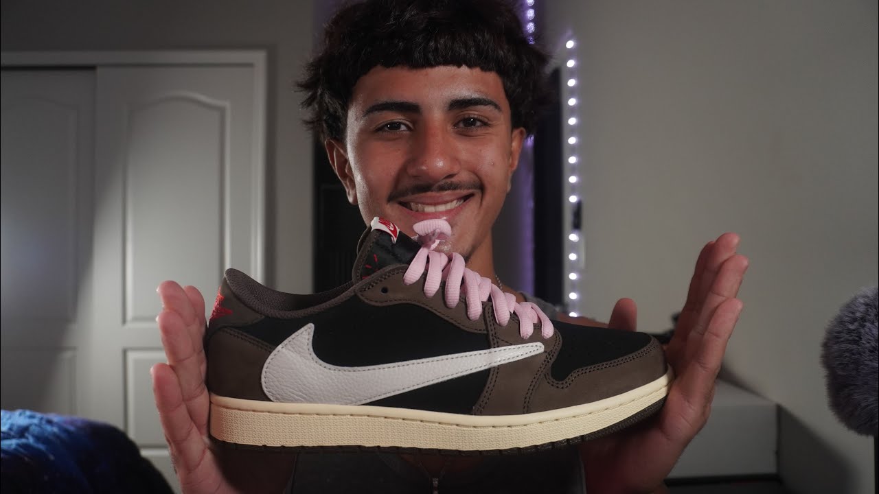 THE BEST TRAVIS SCOTT SHOE EVER (SHOE UNBOXING AND REVIEW) WHISPERS AND TAPPING