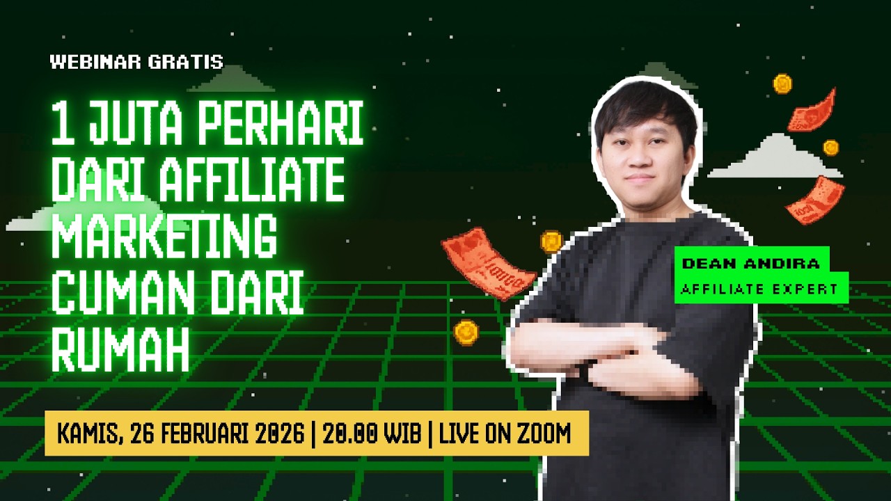 Webinar 1 Juta Perhari Dari Affiliate Marketing Cuma Dari Rumah