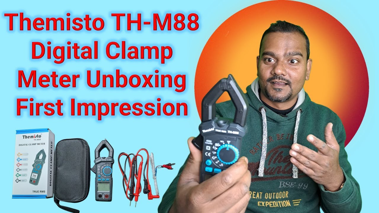Themisto TH-M88 Digital Clamp Meter Unboxing & First Impression
