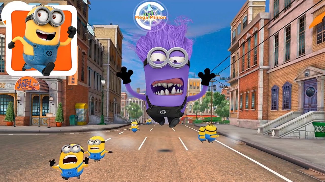 Minion rush Evil minion run Downtown Gru's Lab El Macho gameplay pc ios android