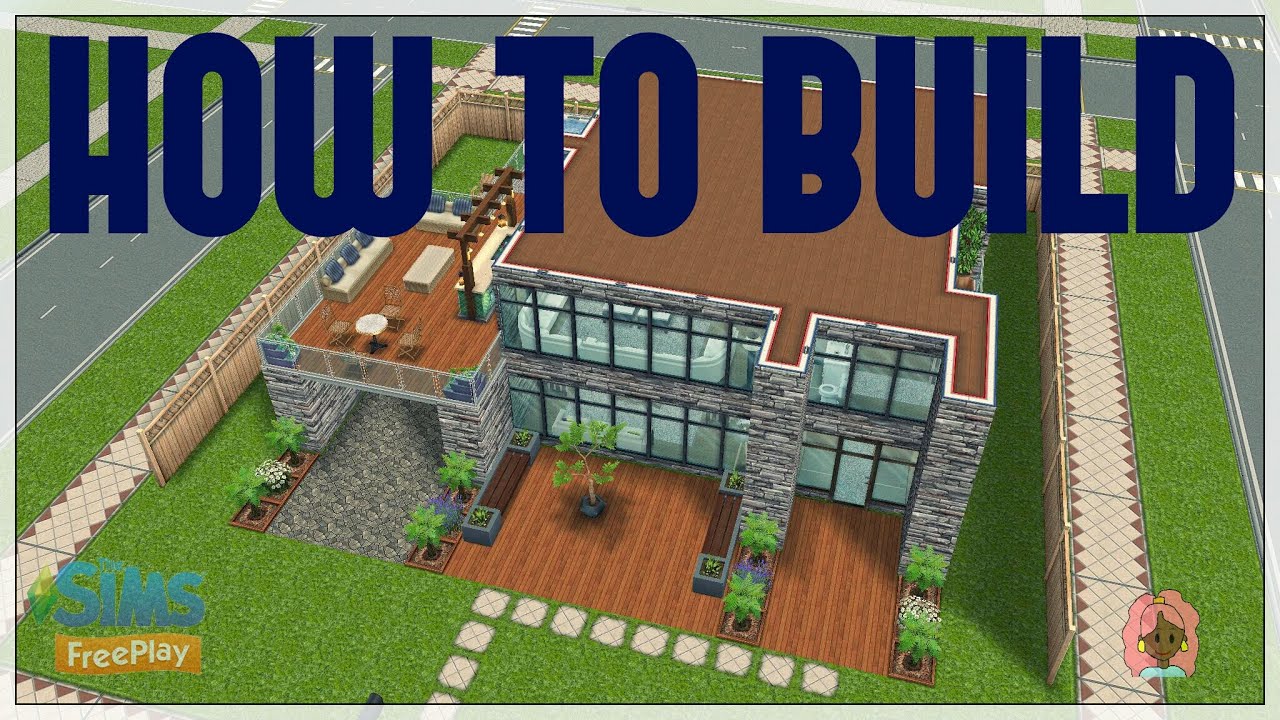 Sims Freeplay - How to build Modern house