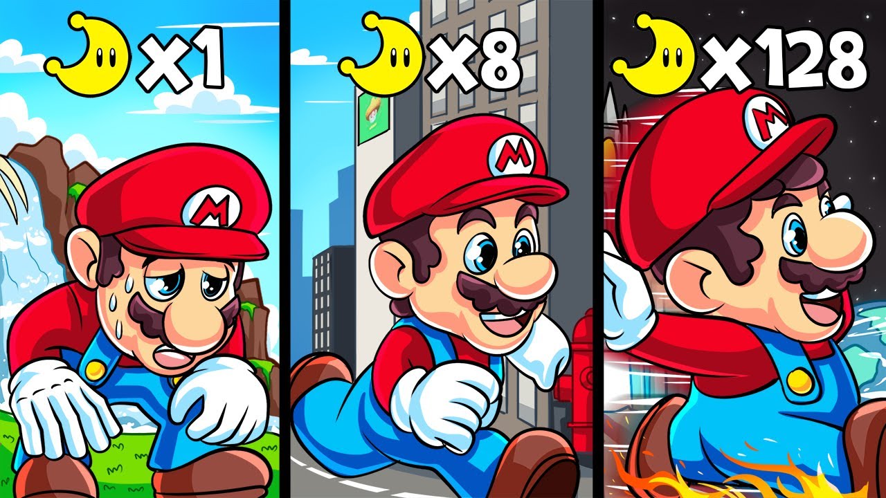 Super Mario Odyssey but EVERY MOON he gets FASTER