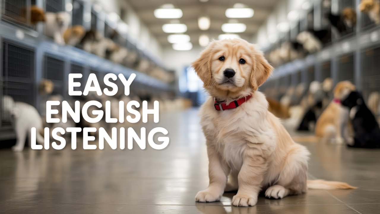 Slow English Listening Practice B1 - Animal Shelter