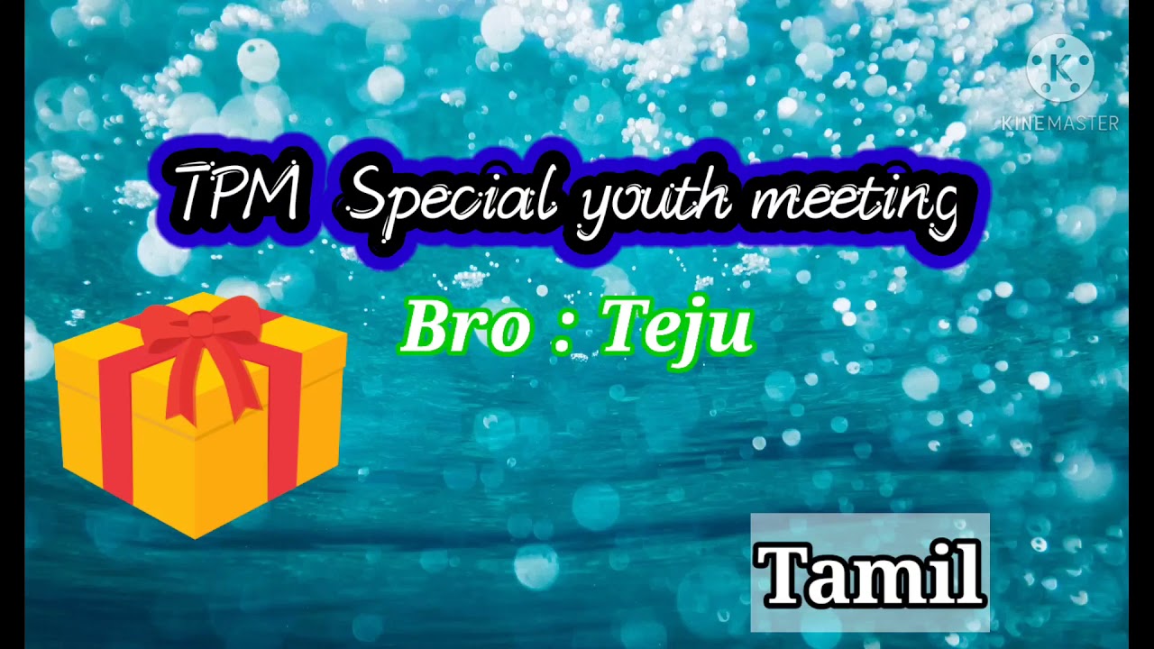 #tpm church Special youth meeting ! Tamil | bro teju