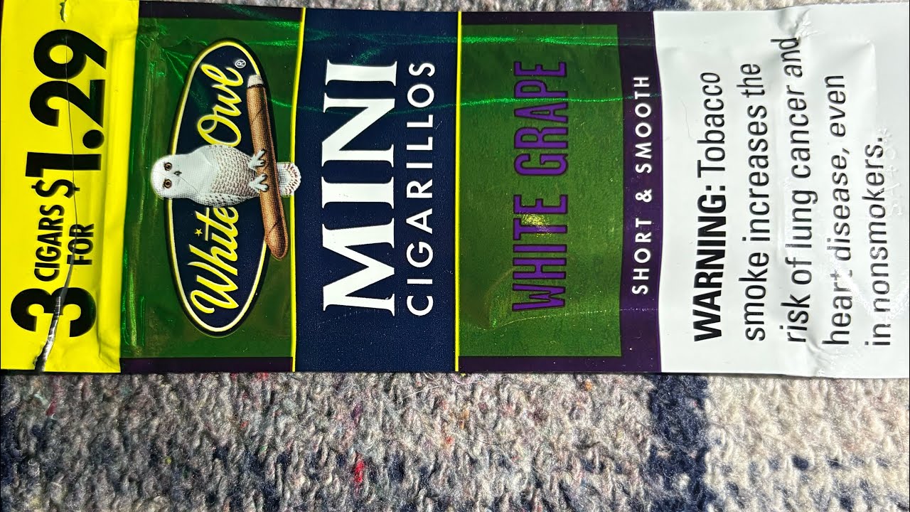 White owl minis white grape Blunt review with Colorado dispensary mimosa bud