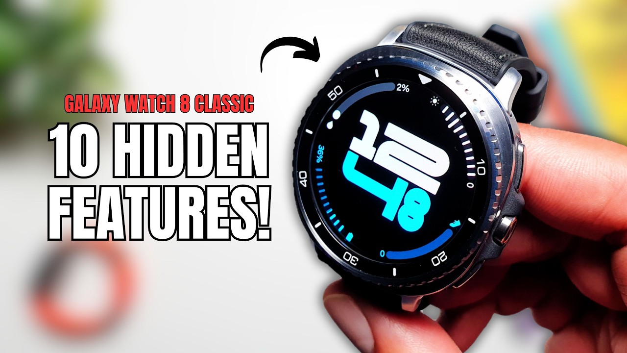10 Hidden Features on Samsung Galaxy Watch 8 Classic!