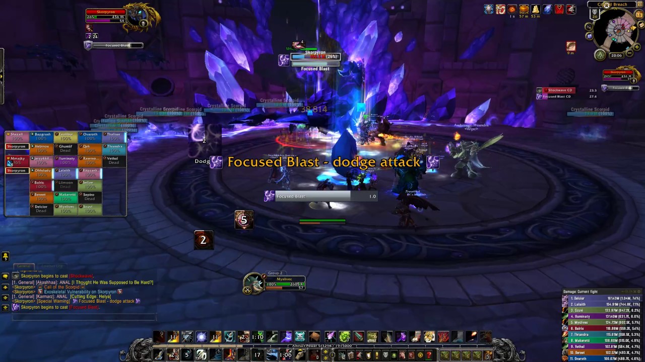 First Look: The Nighthold Skorpyron  Normal Hunter POV