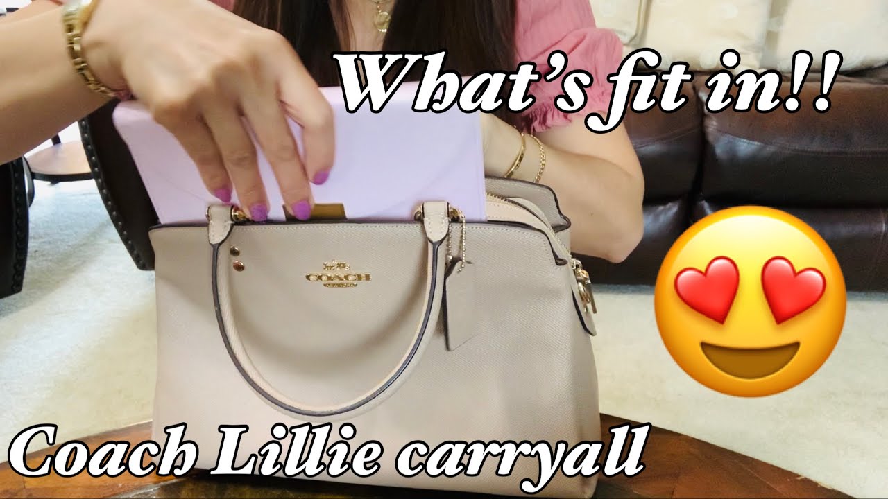 COACH LILLIE CARRYALL/WHAT’S FIT IN!! / REVIEW 2021