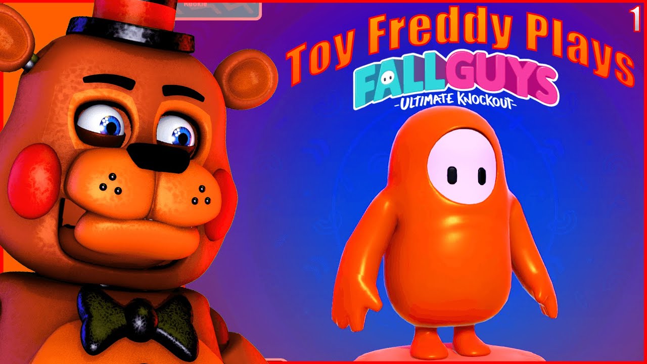Toy Freddy Plays Fall Guys | The Great Jellybean War Has BEGAN! [Part 1]