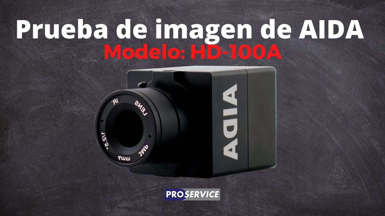 Prueba de imagen de AIDA imaging  Modelo: HD-100A
