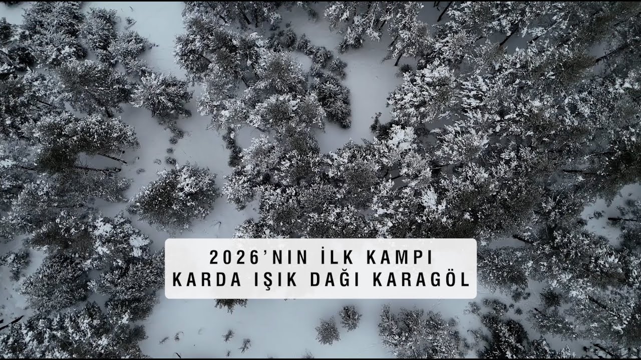 2026'nın İlk Kampı, Karda Işık Dağı Karagöl'de -20 Derecede Kamp Yaptık!
