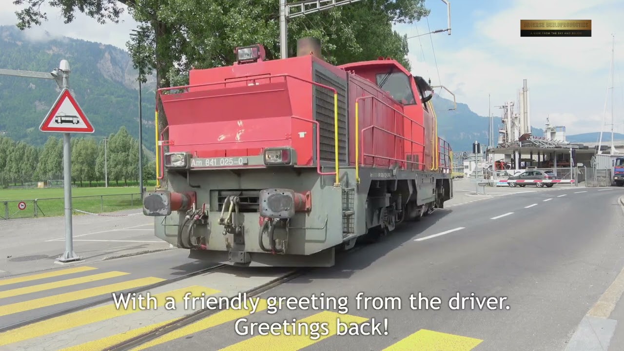 Drill rock transport,  2nd Gotthard Roadtunnel  Eng  version, Part 2