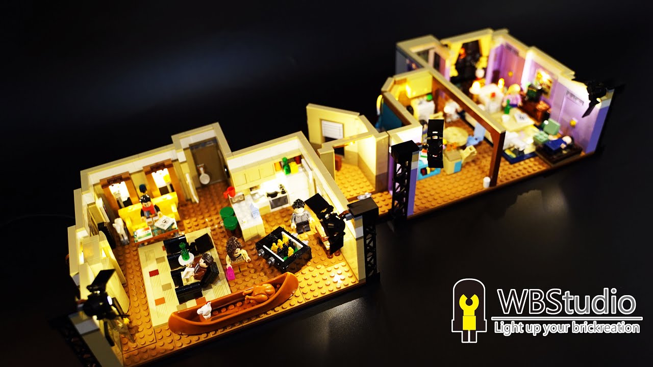 [WBS]Lego 10292 The Friends Apartments+Light Kit