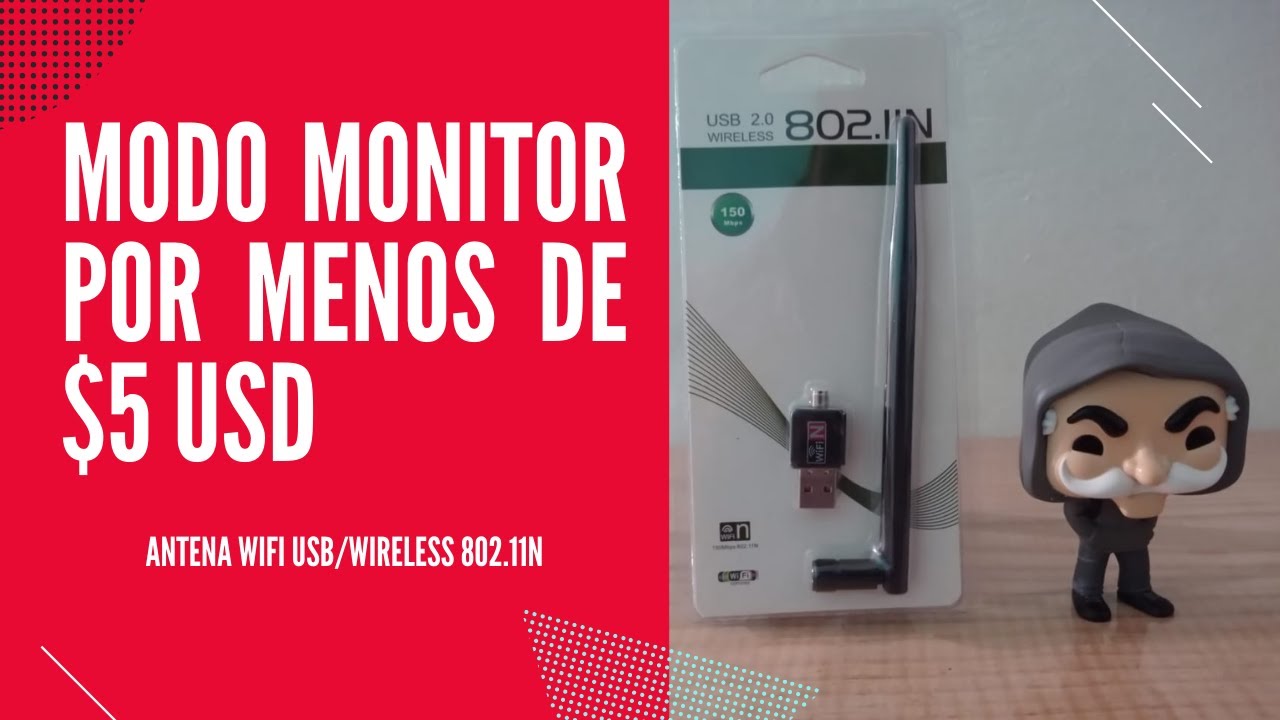 UNBOXING TARJETA DE RED USB MODO MONITOR POR MENOS DE $5 USD | HARDWARE DE HACKING ÉTICO