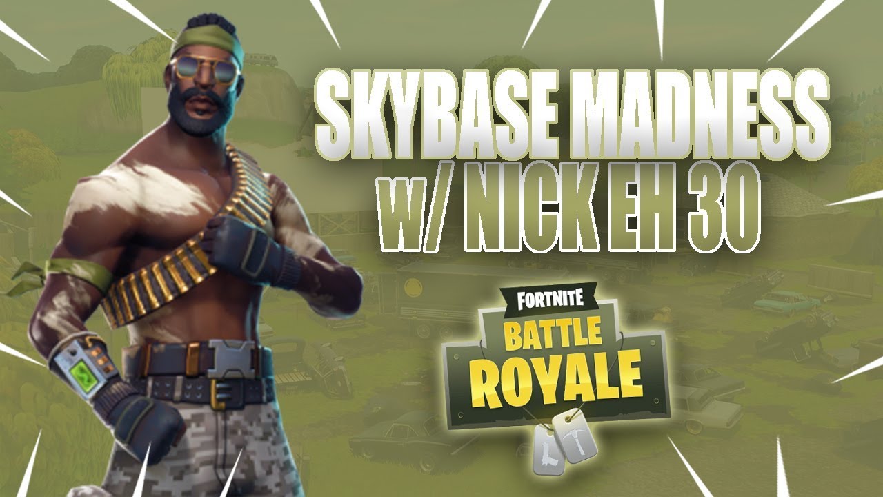 EPIC SKYBASE WIN - coL Hogman & Nick Eh 30 Duo - Fortnite Battle Royale