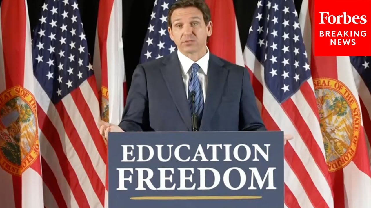 JUST IN: DeSantis Holds Pro-School Choice Press Briefing After Trump Savages Him At Waco Rally