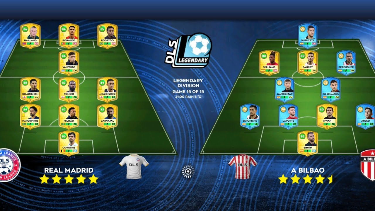 DLS26 REAL MADRID VS A BILBAO VS REAL MADRID 