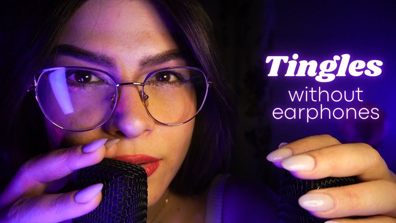 ASMR Tingles Anche Senza Cuffie | Scratching, Tapping, Mouth Sounds, Tongue Clicking
