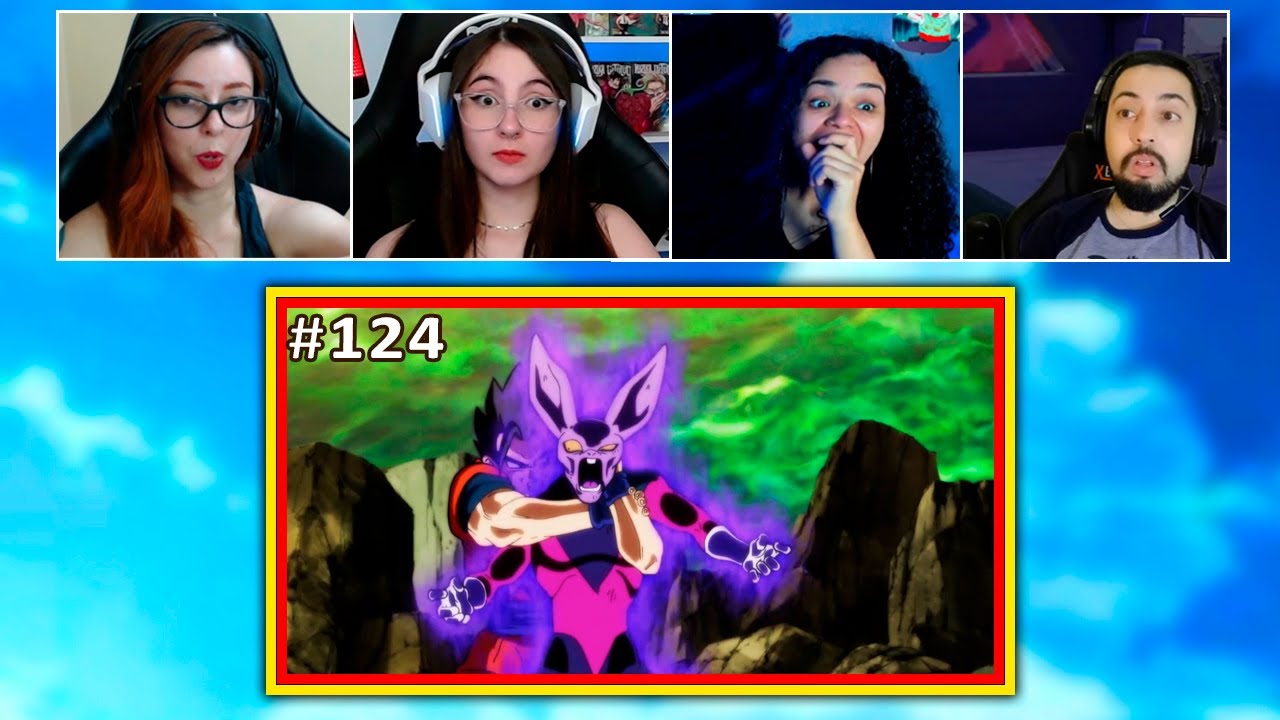 Gohan e Freeza vs Dispo | 4 Pessoas Reagindo | Dragon Ball SUPER - EP 124