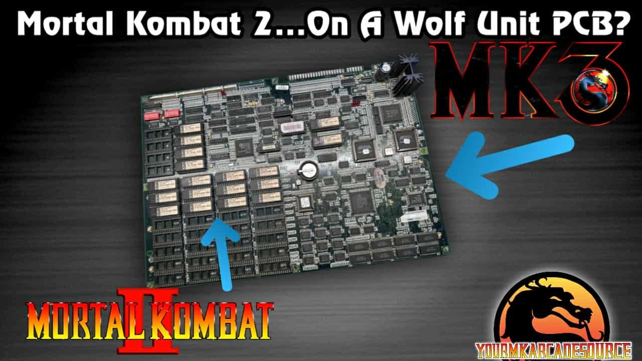 Mortal Kombat 2 Running On A Mortal Kombat 3 PCB?