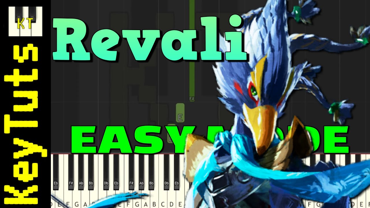 Revali’s Theme [Breath of the Wild] - Easy Mode [Piano Tutorial] (Synthesia)