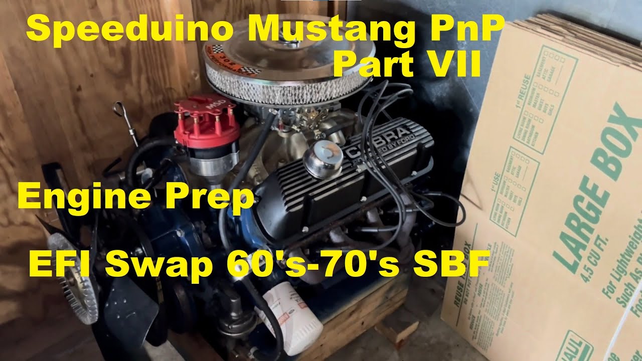 Как подготовить классический Ford 302 к установке системы впрыска топлива | Speeduino Mustang PnP...