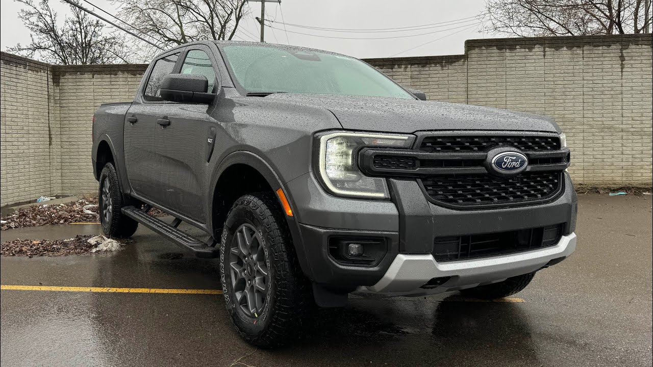 2024 Ford Ranger XLT High in Carbonized Gray Metallic full walk around!