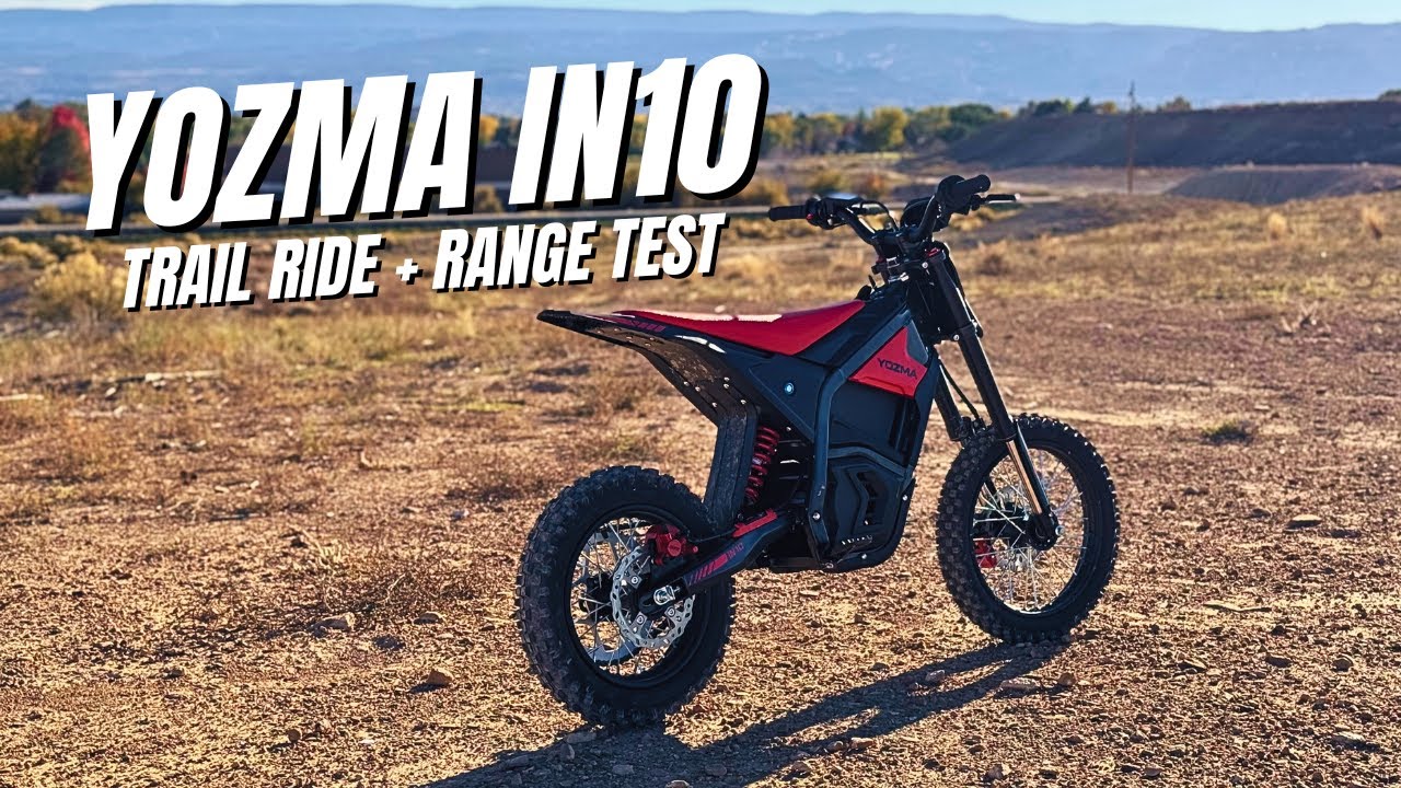 Yozma IN10 Trail Ride and Range Test | The best Budget E-Moto!