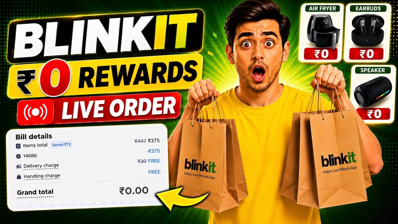 I Ordered FREE Product From Blinkit 😍 Blinkit 5 Rupees Earbuds Offer | Blinkit Flavour of Asia Offer