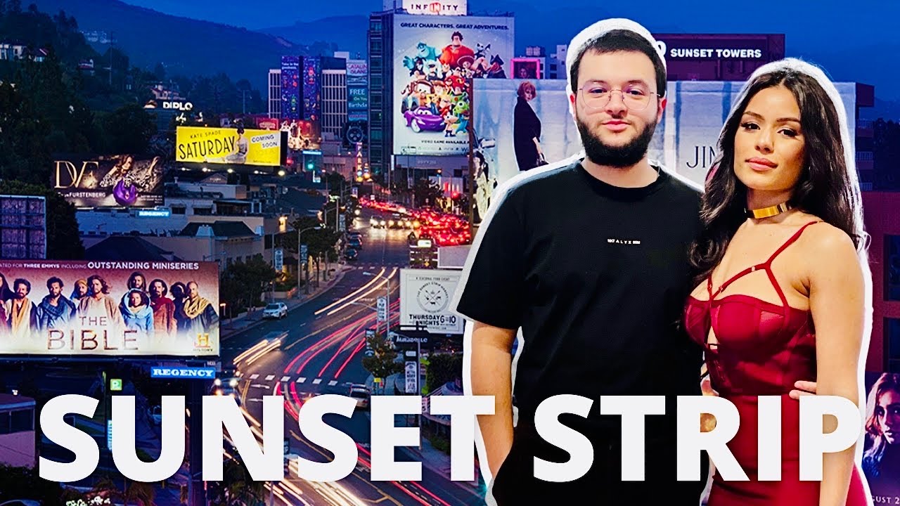 A rua mais BADALADA de Los Angeles (Sunset Strip) (Vai ou Vaza) (Vida Noturna)