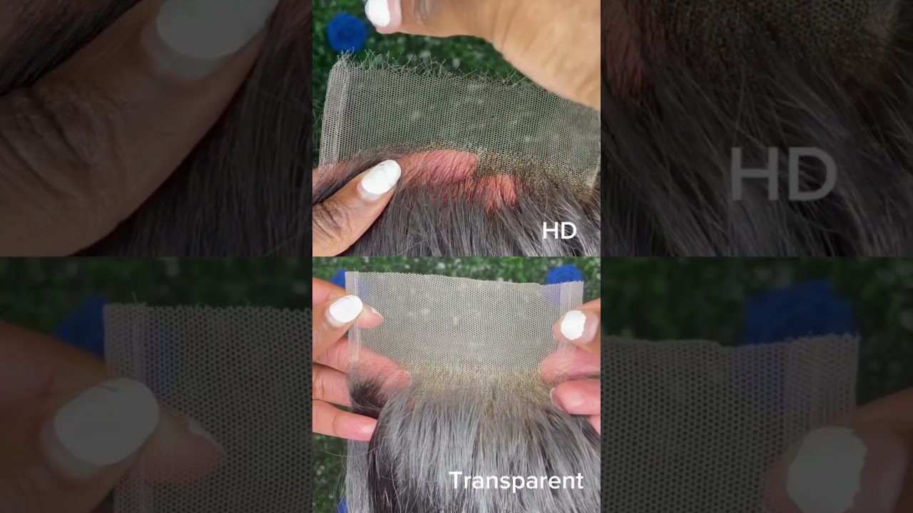 The difference between hd lace transparent lace #hdlace #transparentlace