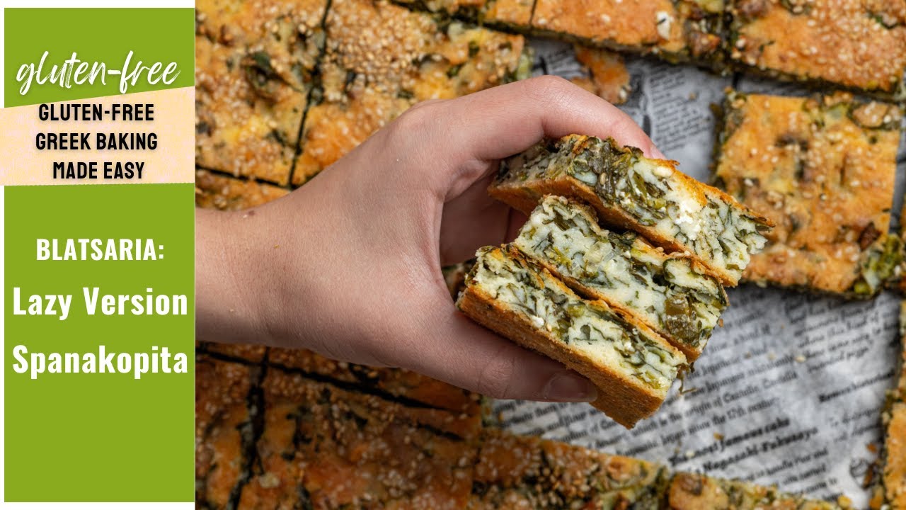 Lazy Spanakopita - Gluten Free Greek Blatsaria (Μπλατσαριά)