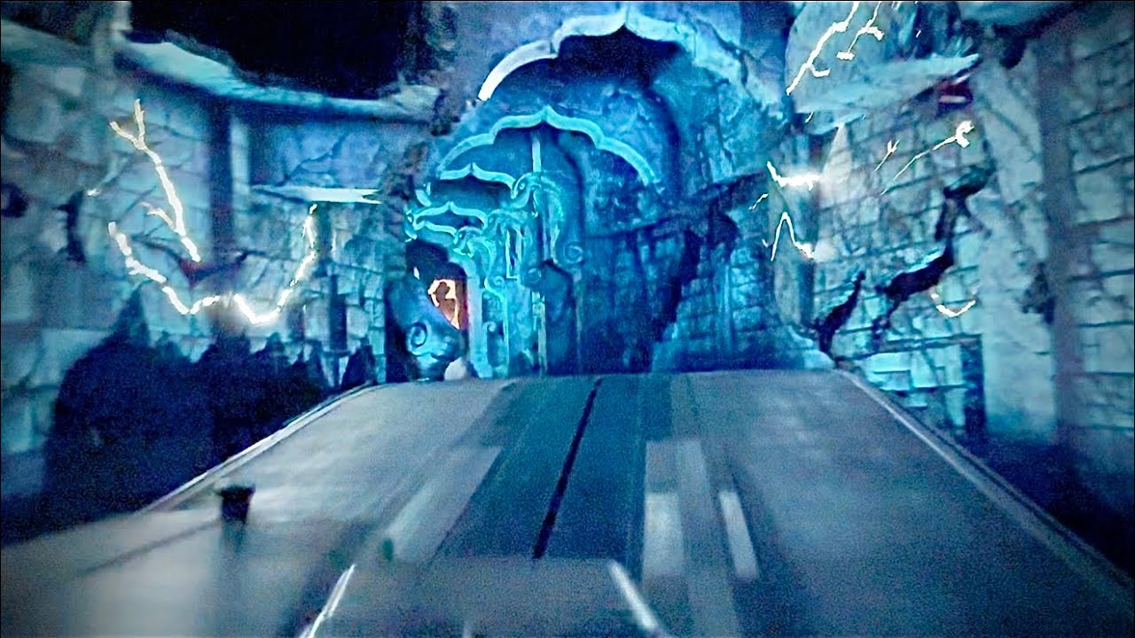 Indiana Jones adventure, Front row POV February 8th. 4K Low Light 