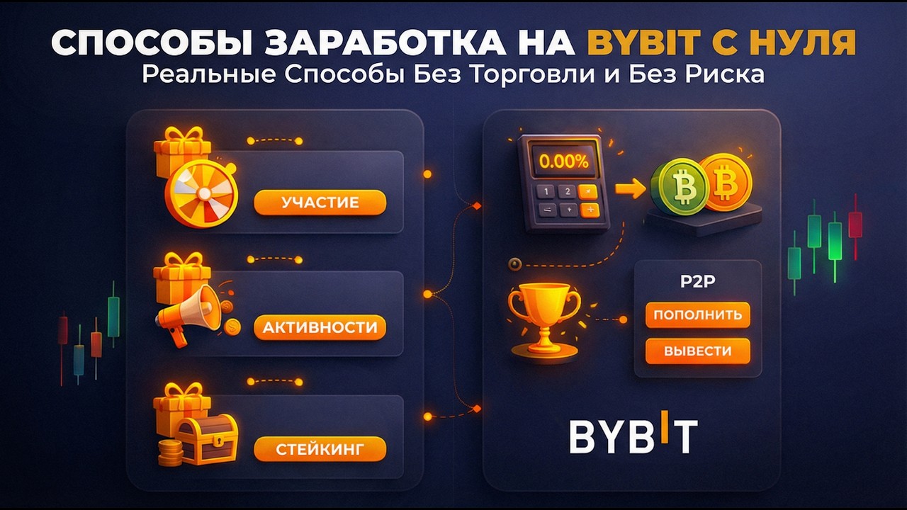 Заработок на Bybit с Нуля | Реальные Способы Без Торговли и Без Риска