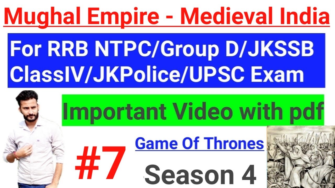 #7 Mughal Empire - Medieval Indian History (With pdf) | Important for all Competitive Exams ~ Notes🔥