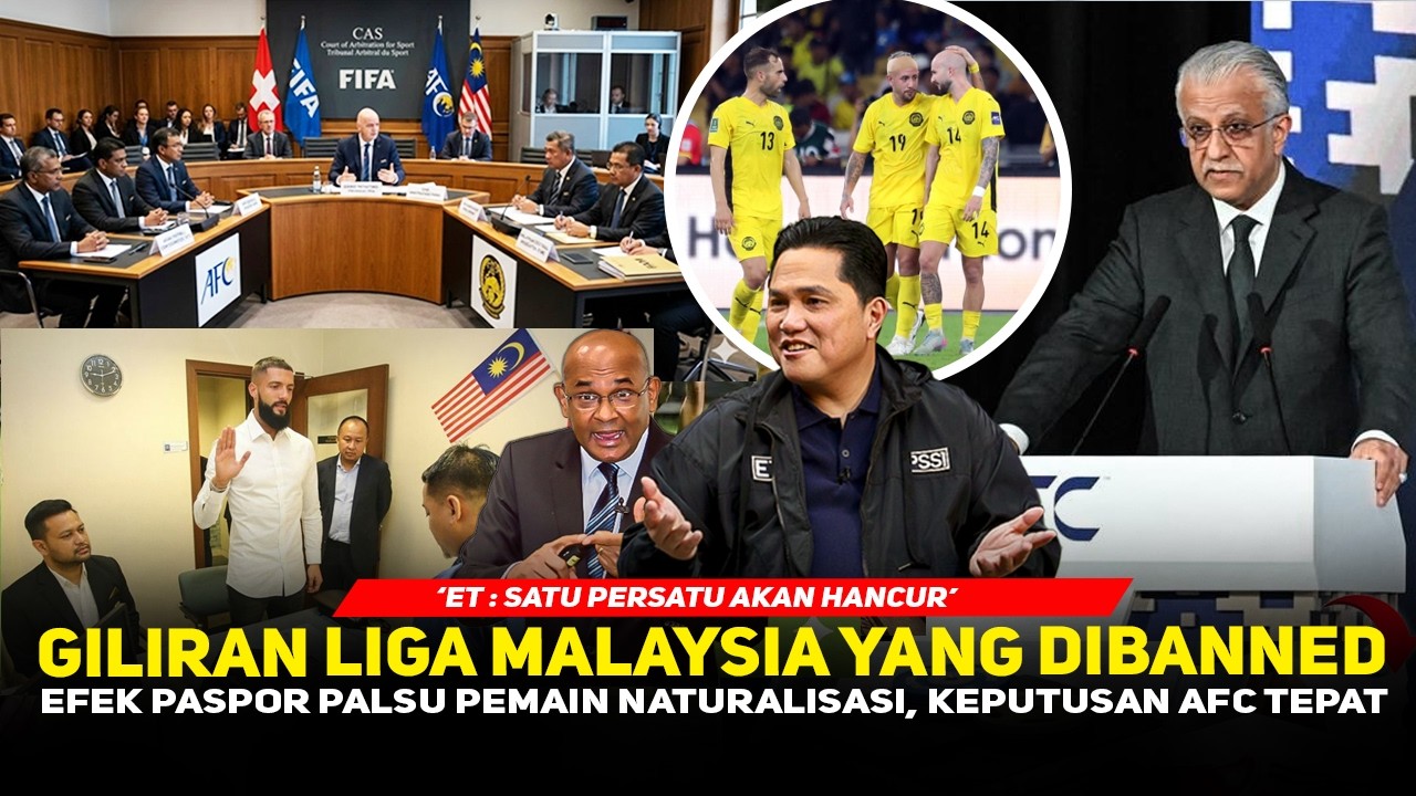 LIGA DIBUBARKAN, MALAYSIA TINGGALKAN NAMA! FAM diobok-obok AFC, Efek Pemain Palsu makin sadis