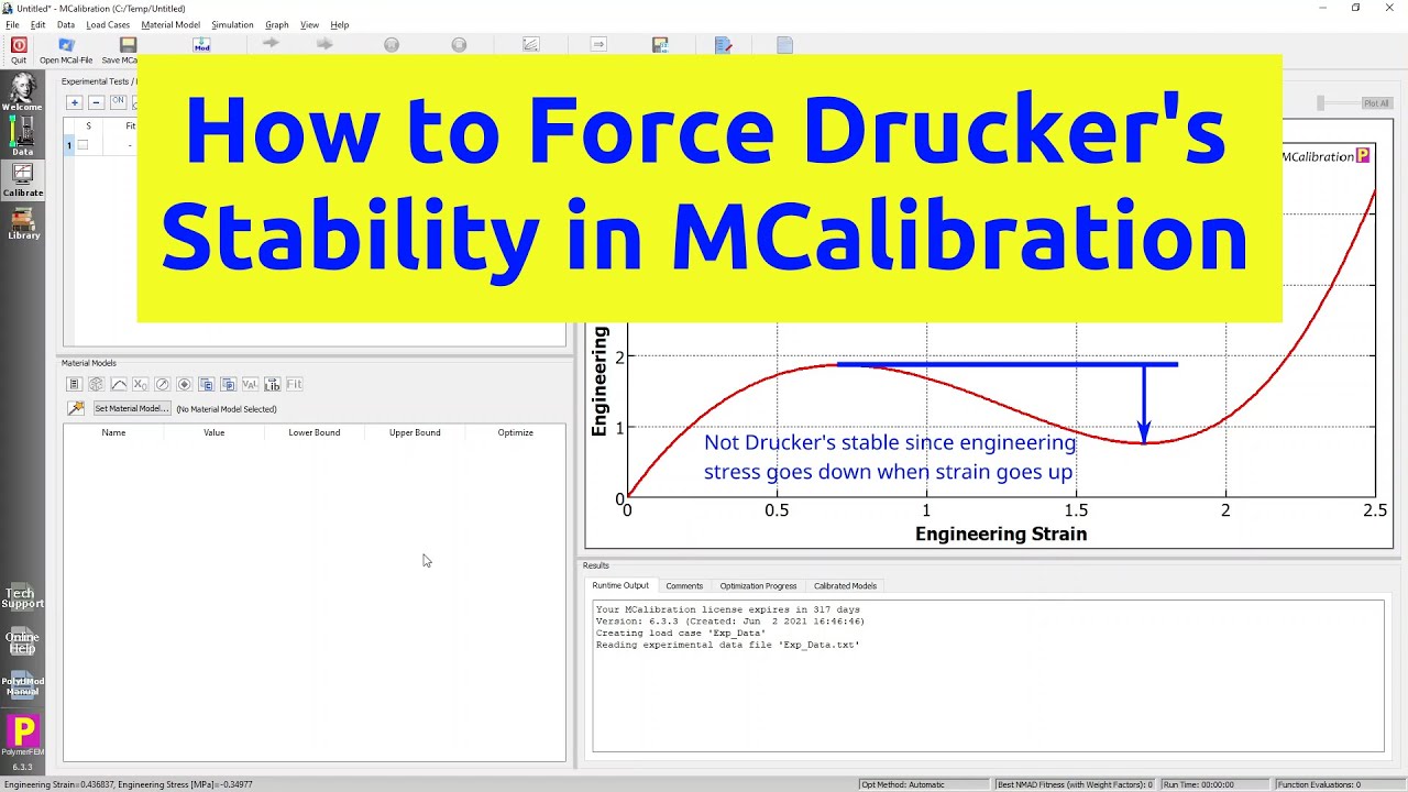 How to Force Drucker's Stability in MCalibration